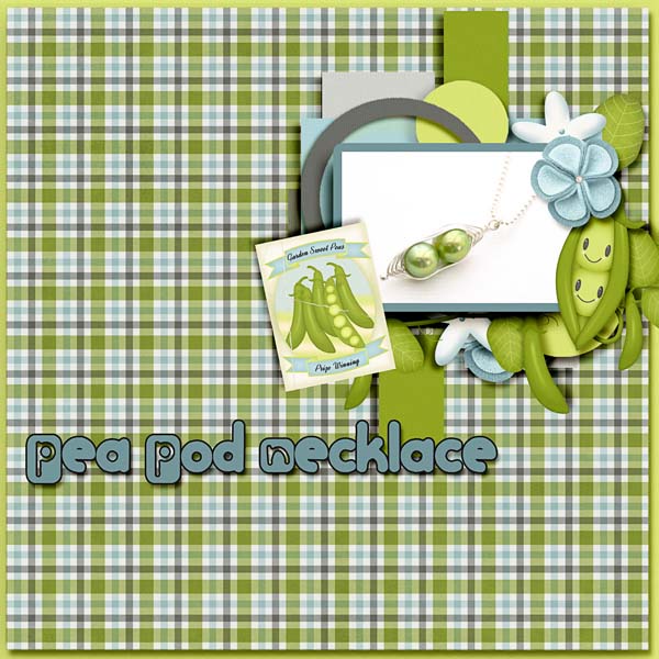 Pea Pod Necklace