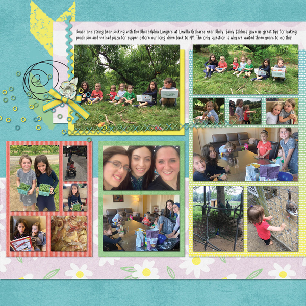 Peach Picking with the Cousins - June 2021