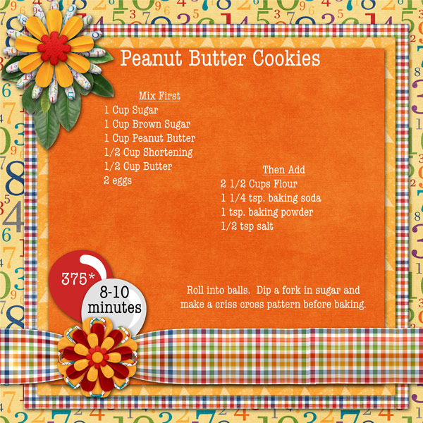 Peanut Butter Cookie Recipe