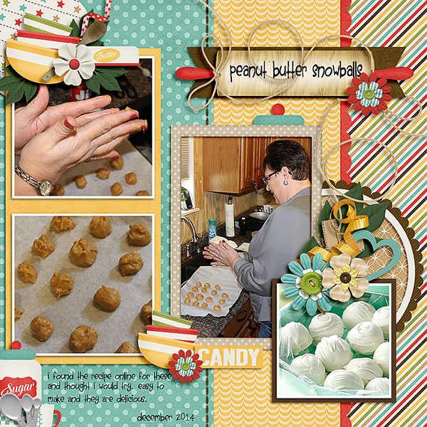 Peanut Butter Snowballs