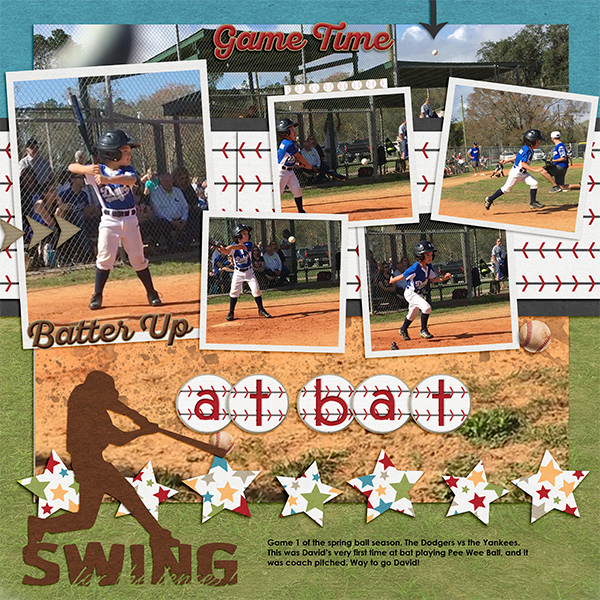 Pee Wee- first at bat