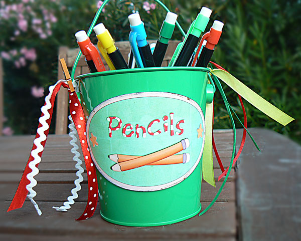 pencil bucket