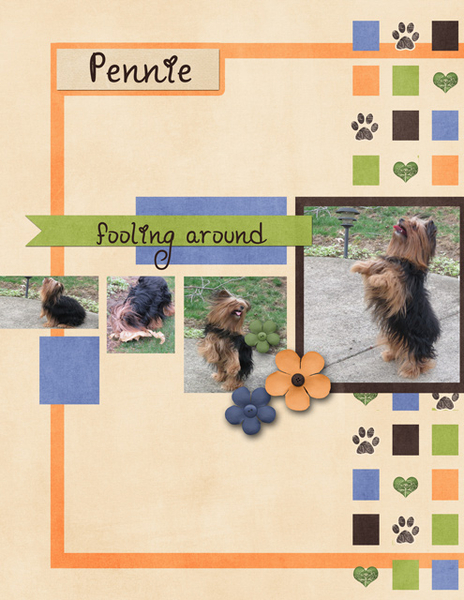 Pennie fooling around