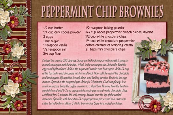 Peppermint Chip Brownies