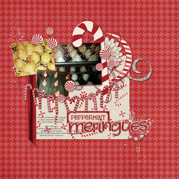 Peppermint Meringues