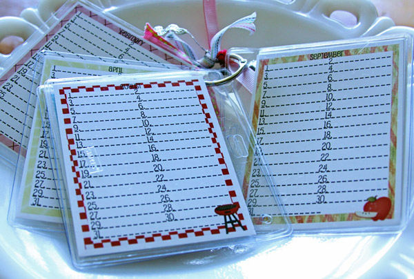 Perpetual Birthday Calendar badge Album Templates and Project