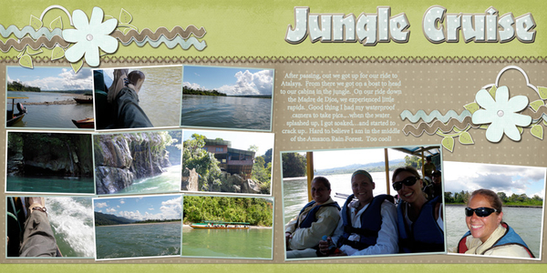 Peru - boat ride into the Amazon Jungle