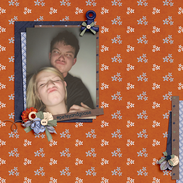 Petey and Goose random selfie