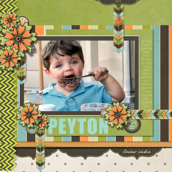 PEYTON LOVES CAKE