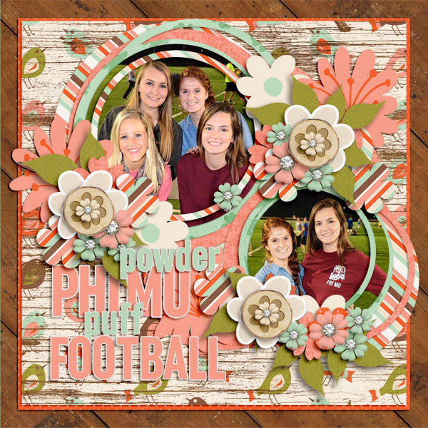 Phi Mu Powder Puff Football