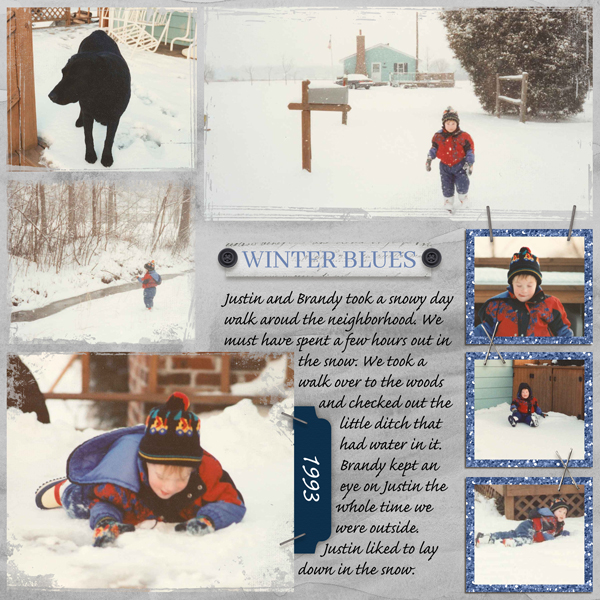 Photo Fantastic Album 1 Temp #4 with Photo Fantastic Basic Elements-Miss Fi