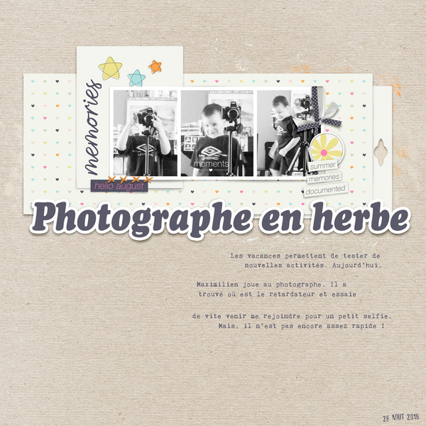 Photographe en herbe