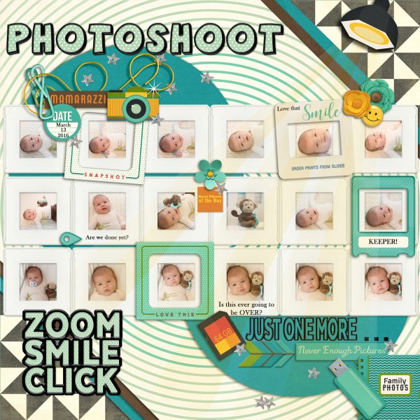 Photoshoot with a 2 month old