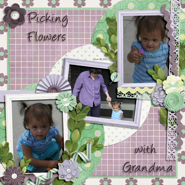 Picking Flowers with Grandma 1