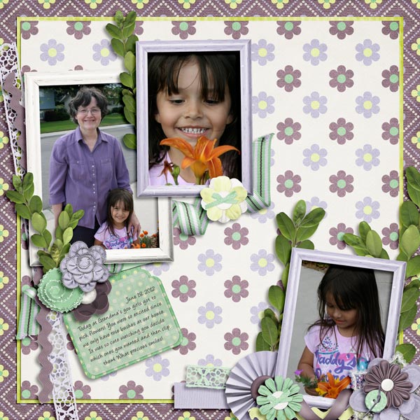 Picking Flowers with Grandma 2