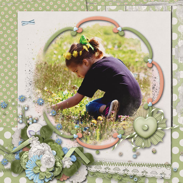 picking flowers