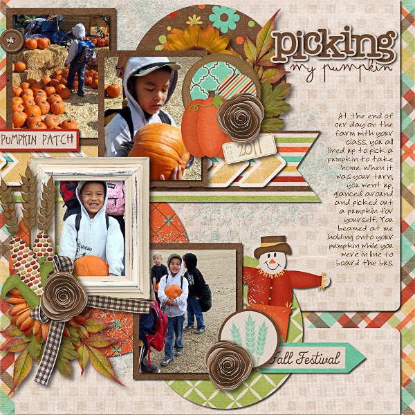 Picking My Pumpkin