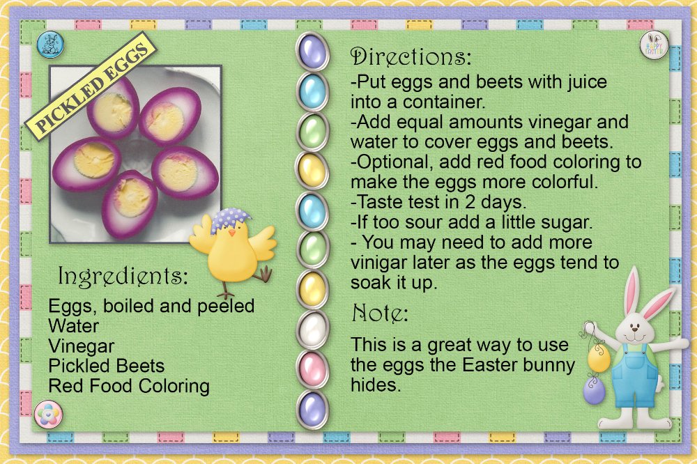 Pickled eggs