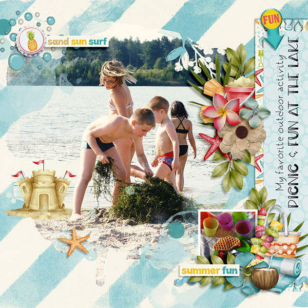 Picnic and fun at the lake
