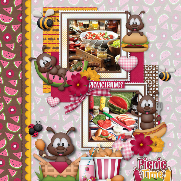 Picnic Friends by Boomersgirl Designs