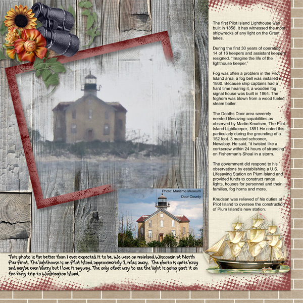 Pilot Island Light