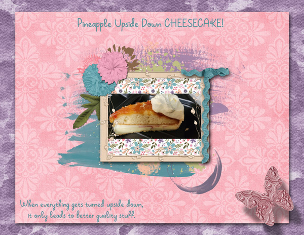 Pineapple Upside Down CHEESECAKE