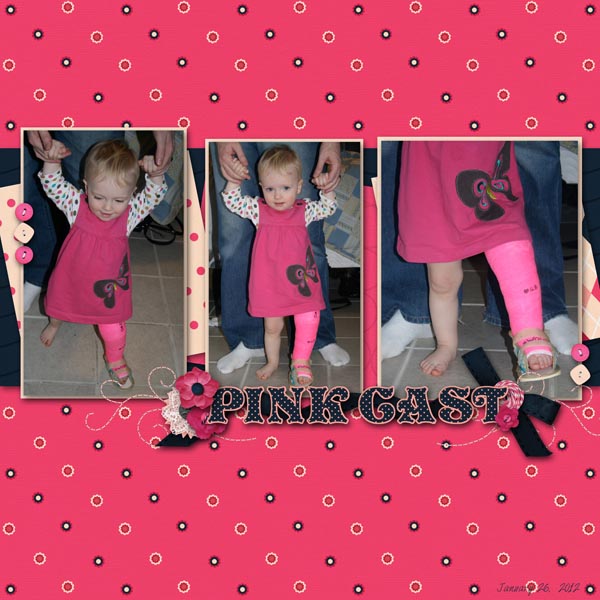 pink cast