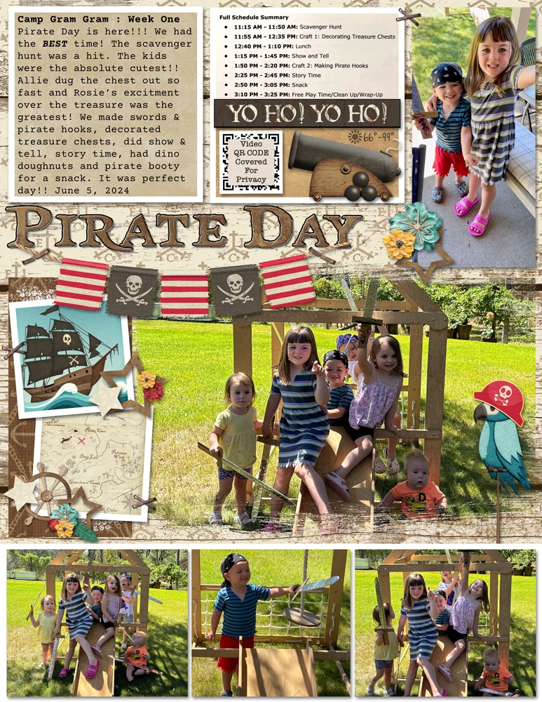 Pirate Day #1 : Camp Gram Gram