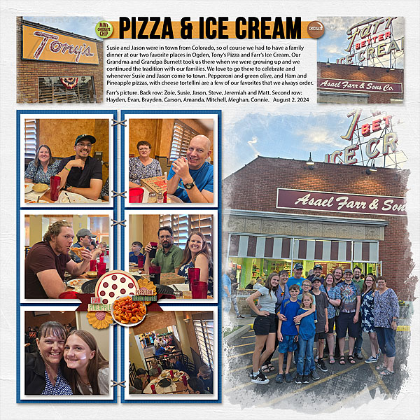 Pizza and Ice Cream