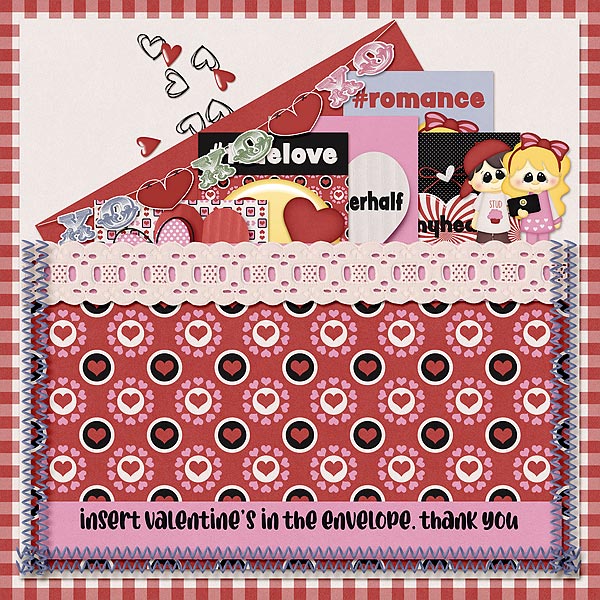 Place Valentines in the Envelope Please
