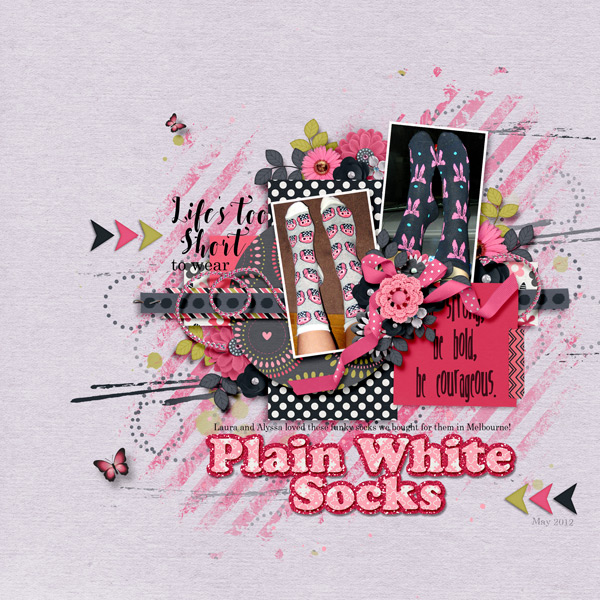 Plain White Socks