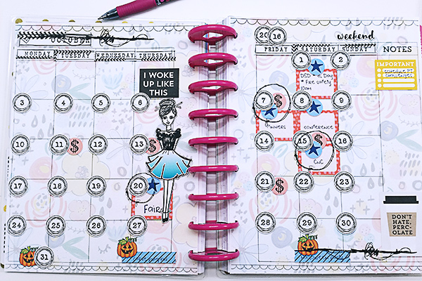 Planner Month October