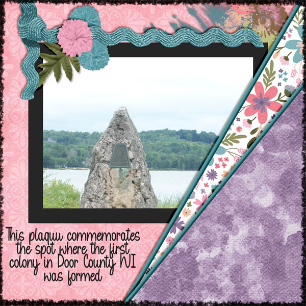 Plaque -- Door County WI