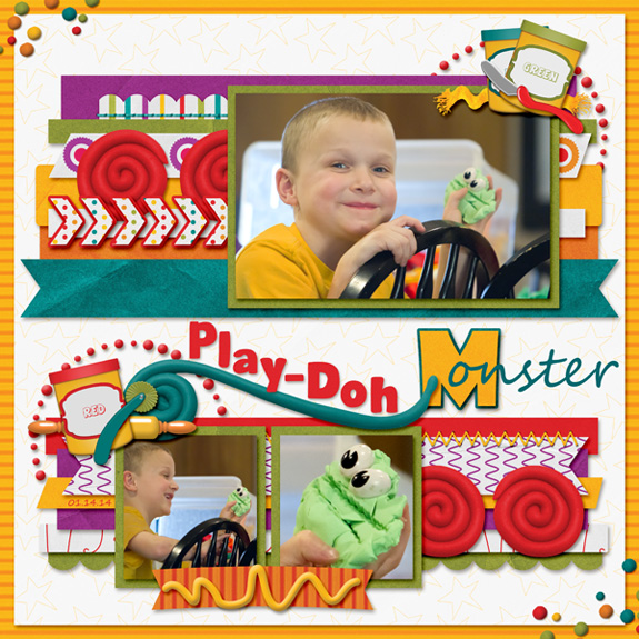 Play-Doh Monster