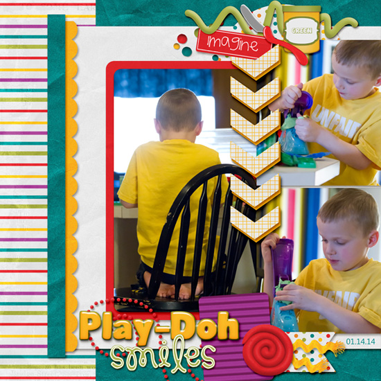 Play-Doh Smiles Left
