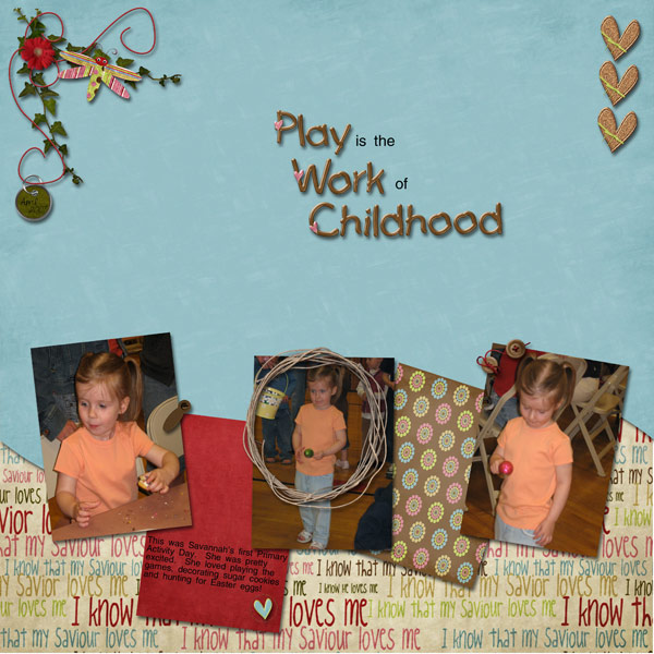 Play is the Work of Childhood