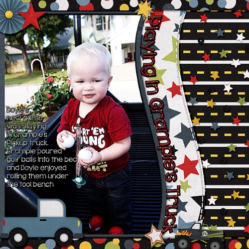 Playing In Grampie's Truck
