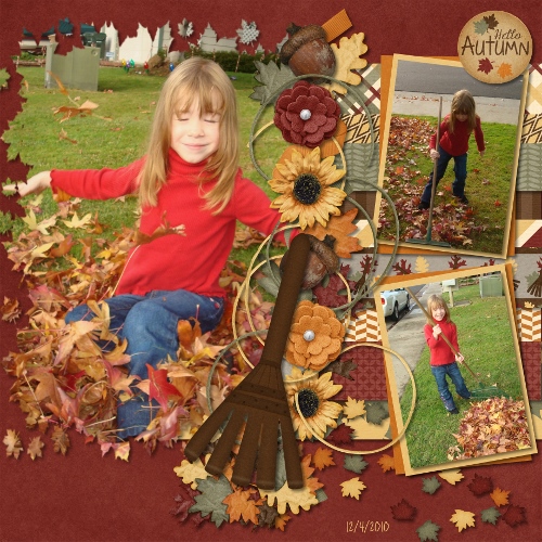 Playing in the Leaves