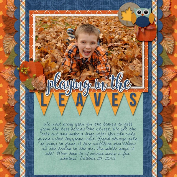 Playing in the Leaves