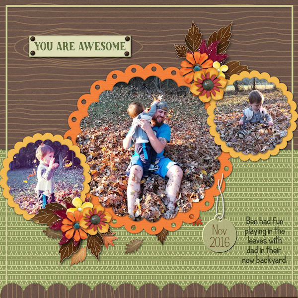 Playing In The Leaves