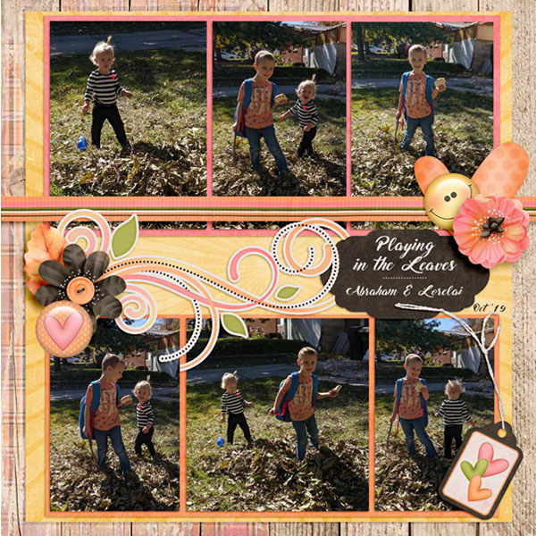 Playing in the Leaves