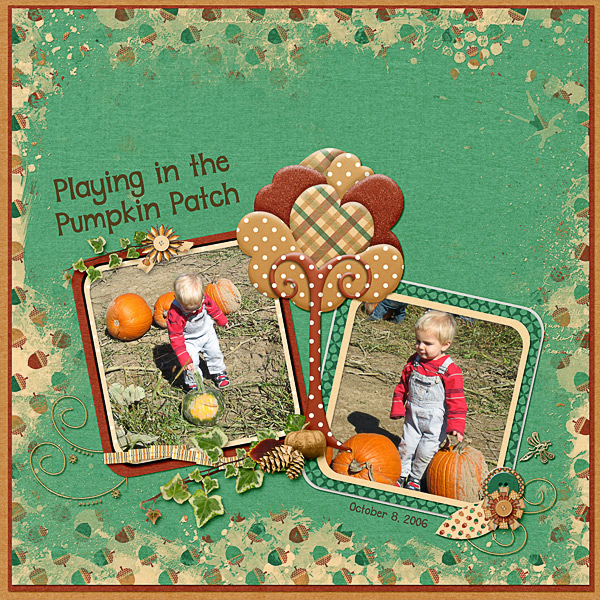 Playing in the Pumpkin Patch