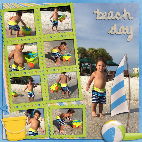 Playing on the Beach