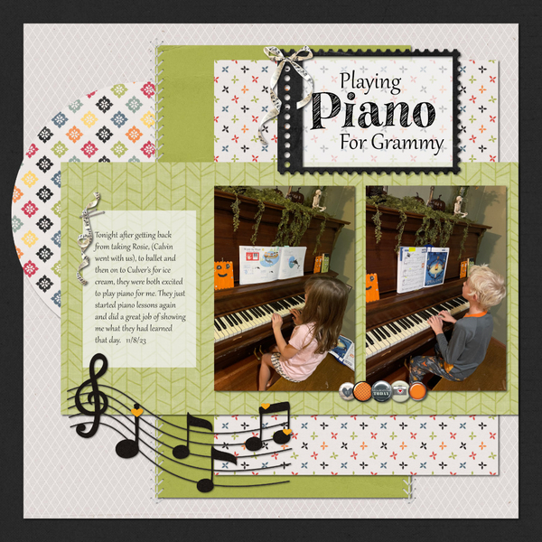 Playing Piano for Grammy