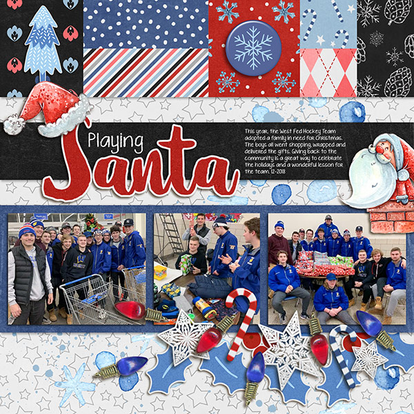 Playing Santa