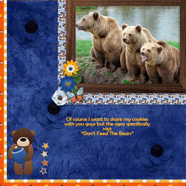 Please Don't Feed the Bears.