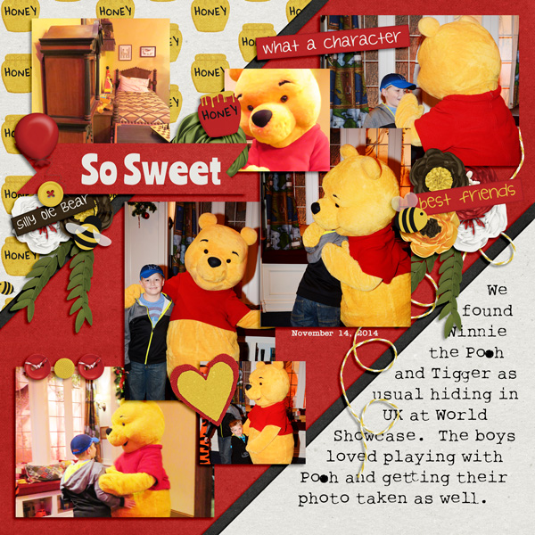 Pooh in Epcot