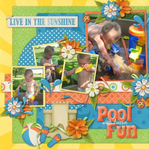 Pool Fun With Austin-Left Side