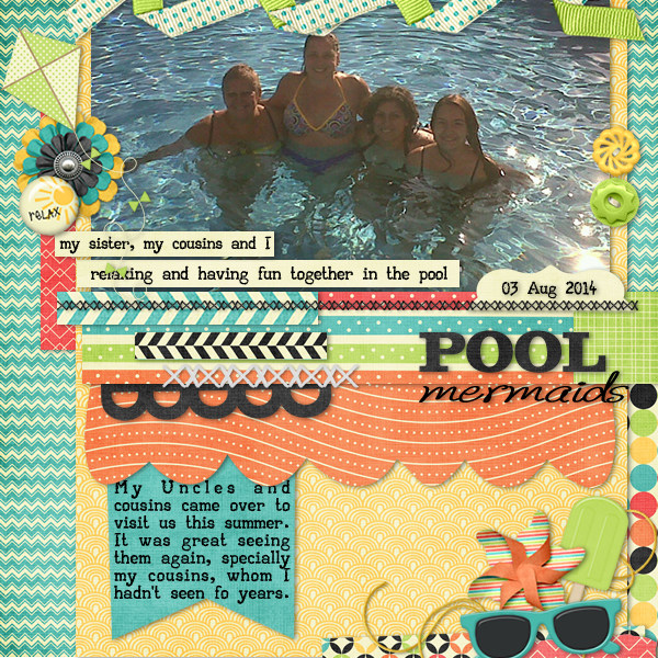 pool mermaids