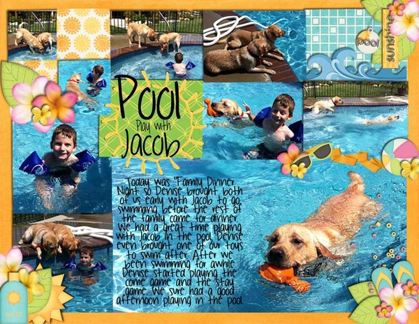 Pool Play with Jacob